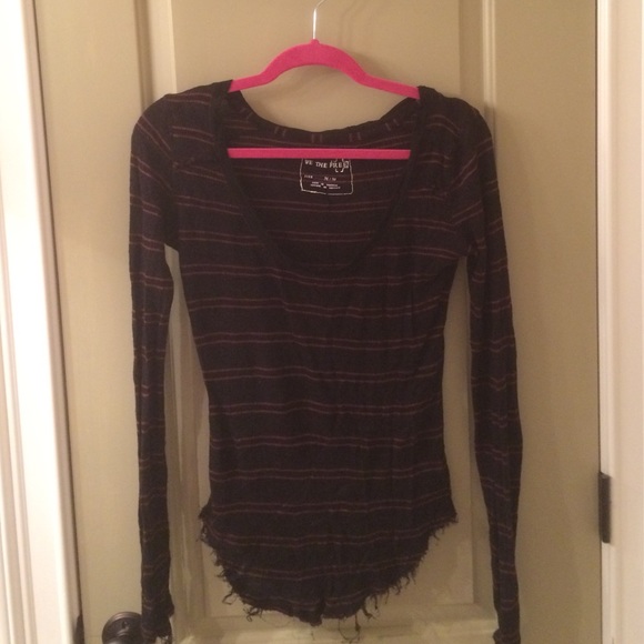 Free people long sleeve shirt
