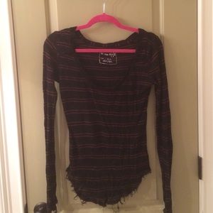 Free people long sleeve shirt