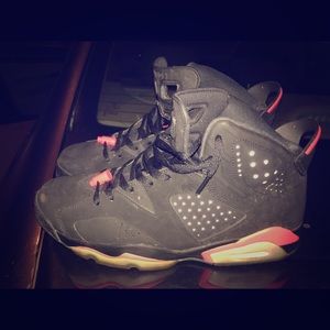 Size 11.5 Infared Jordan 6s