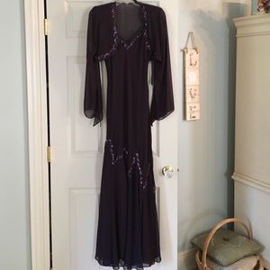 Deep Purple Gown