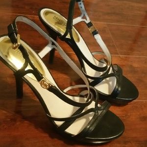 Strappy Michael Kors Black Heels