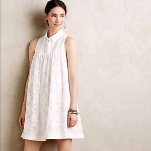 Anthropologie White Lace Dress