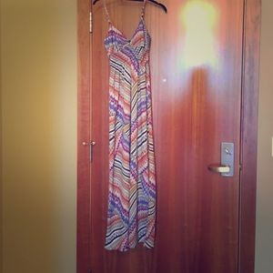 Patterned maxi dress