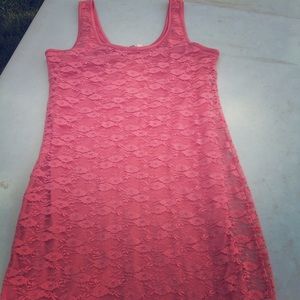 Sleeveless Lace Dress