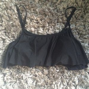 Roxy black swimsuit top