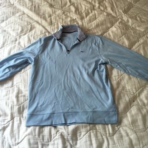 Vineyard Vines Carolina Blue 1/4 Zip Men's Small