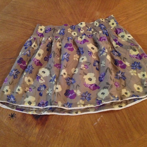 Flowered Charlotte Russe skirt