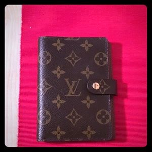 Louis Vuitton cc/pocket calendar notebook wallet