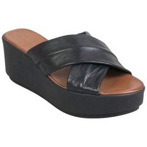 Platform Cowhide Leather Sandals
