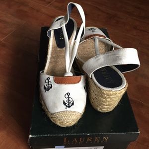 Ralph Lauren Anchor Wedges