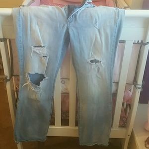 American eagle ripped jeans