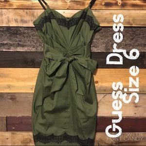 Army green Guess dress!
