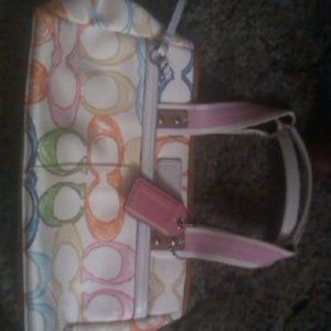 Coach hand bag