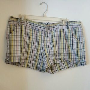 Plaid shorts