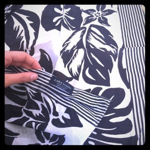 ZARA Printed extra long scarf/beach wrap