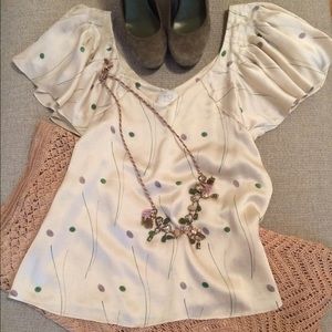 LOWEST!🎉Anthropologie silk blouse
