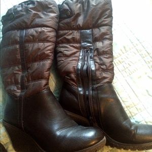 Brown Leather Weather boots