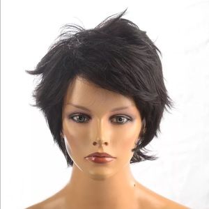 Short Wig Black Students Hairstyle Wig