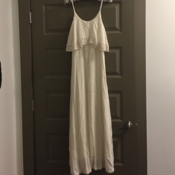 Cream formal/maxi dress