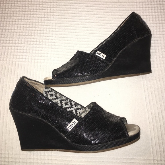 TOMS Shoes - TOMS Black Sequins