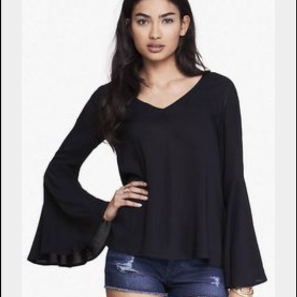 Express bell sleeve top Clearance