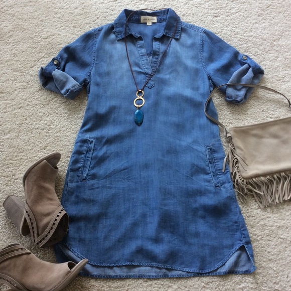 Cloth & Stone Dresses & Skirts - Cloth & Stone denim dress