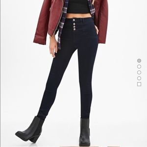 Forever 21 Mid Rise Skinny Jeans