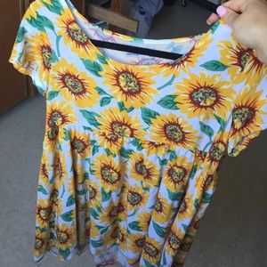 Cute American apparel sunflower dress!