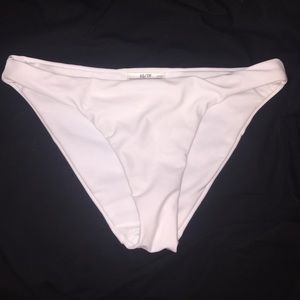 white bikini bottoms
