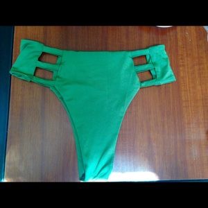High waisted bikini bottoms