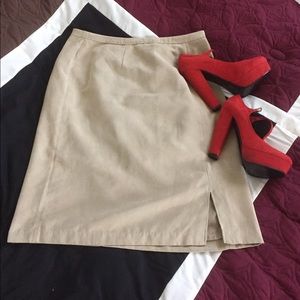 Sonoma Tan Suede Skirt