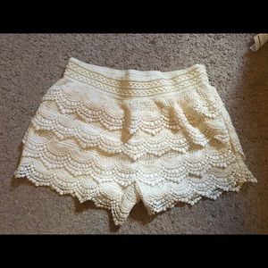 Rue 21 Crochet Shorts (M)