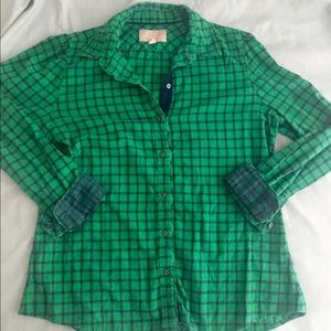 BANANA REPUBLIC soft button up flannel