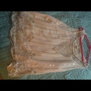 Forever 21 Sequined Top Blush