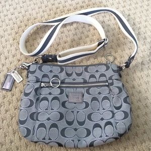 Grey Coach Poppy Bag