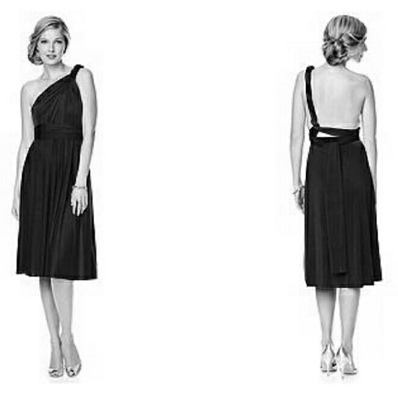 **SOLD** Dessy, Vivian Diamond, black twist wrap