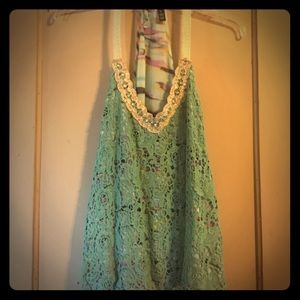BKE Boutique crotchet tank top