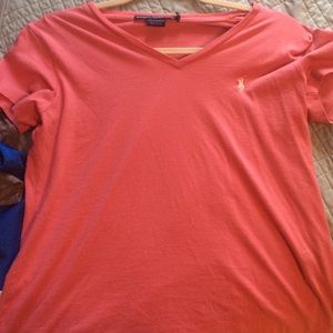 Pink V neck Ralph Lauren
