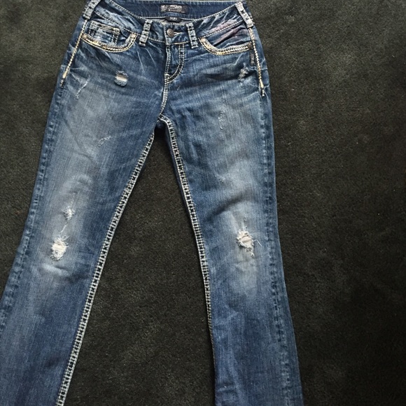 Silver jeans!