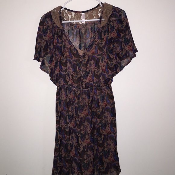 🎀Xhilaration Paisley Dress Size Small NWOT🎀