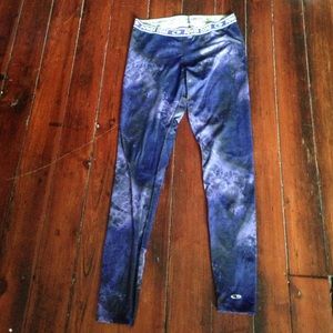 Champion brand tie dye athletic leggings
