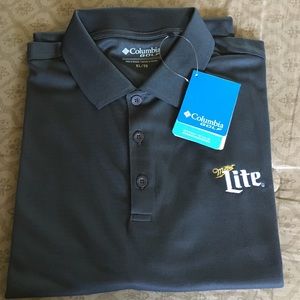 miller lite golf polo