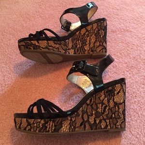 New Anne Klein wedge sandals