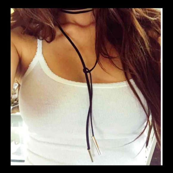 Vegan Suede Leather double wrap chocker/necklace - Picture 3 of 5