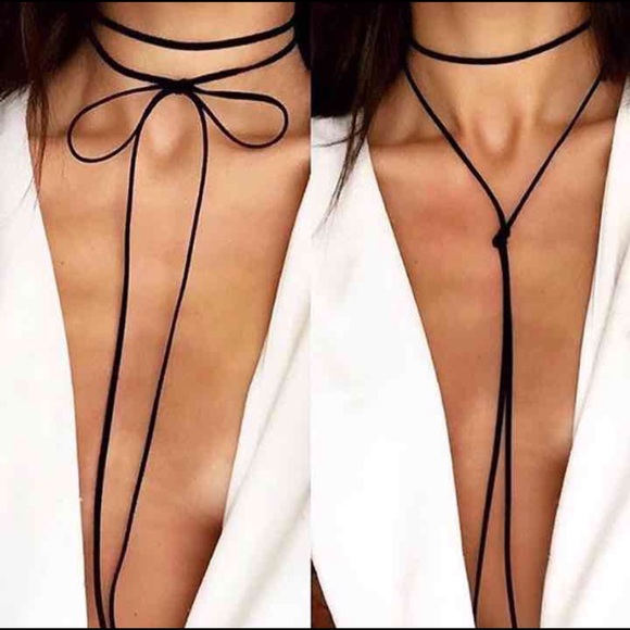 Vegan Suede Leather double wrap chocker/necklace - Picture 2 of 5