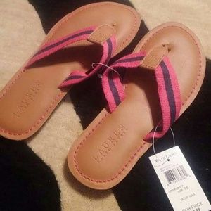 Ralph Lauren Polo Pink Flip-Flops