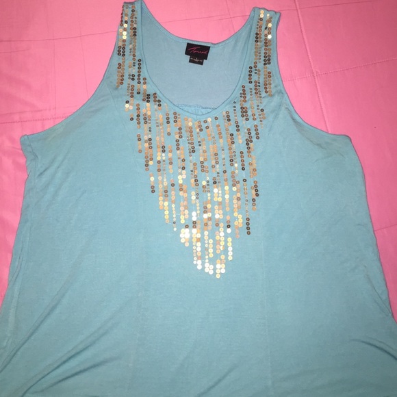 Beautiful Tiffany blue racer back