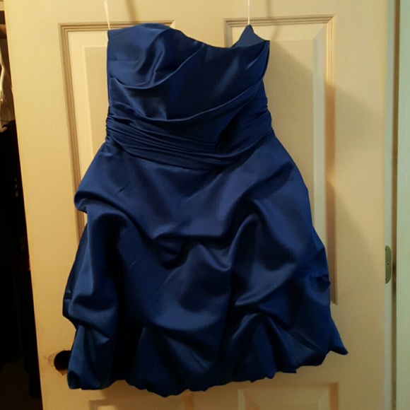 Davids Bridal bridesmaid prom dress