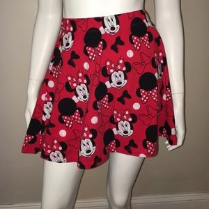 Disney Minnie Mouse Printed Cotton Skirt