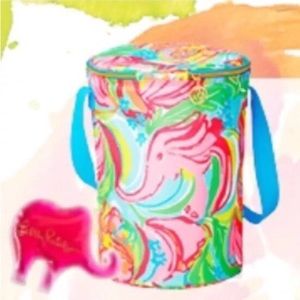 Lilly Pulitzer BUNDLE Ice Pack,Cooler & BEACH BALL